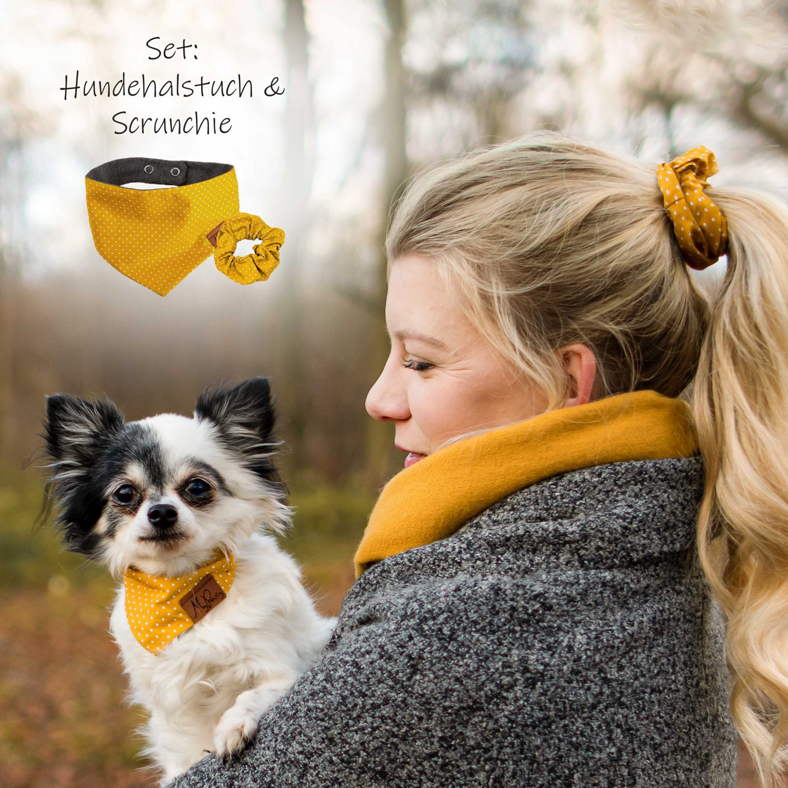 Set_Halstuch_Scrunchie_Hundehalstuch_Werbung